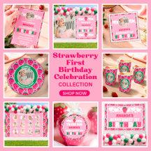 Strawberry First Birthday Celebration