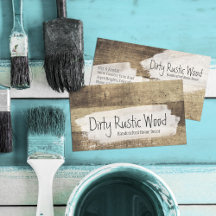Dirty Rustic Wood Business Collection