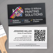 Painting Services - Painters Business Cards
