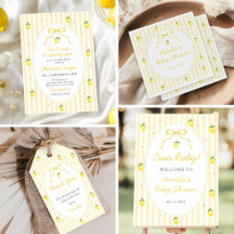 Lemon Baby Shower