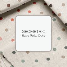 Baby polka dots print