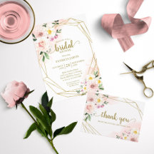  Geometric Bridal Shower Suite