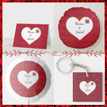 Romantic Valentines Day heart and key 