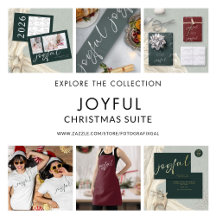 Joyful Modern Photo Christmas Collection