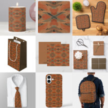 Southwest American Indian Inspired Art Pattern
