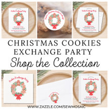 Holiday Wreath Cookie Exchange Collection