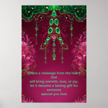 Heartfelt Personalized Poster Gifts -Love and Care