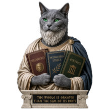 Russian Blue Aristotle Cat