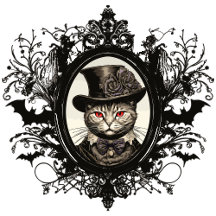 Halloween Cat, Vampire Cat, lady fangs