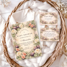 Soft Fig Garden Storybook Baby Shower