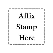 Affix Stamp Here