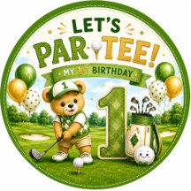 Golf 1 St Birthday 