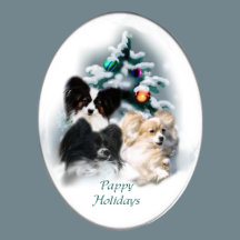 Papillon Dog Christmas Gifts