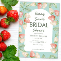 Berry Sweet Mint Green Garden Bridal Shower