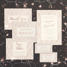 Art Deco Cream Wedding