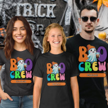 Boo Crew Matching Halloween Tshirts