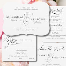 Classic Ampersand Invitations
