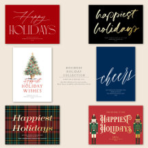HOLIDAY   Business Non-Photo Cards