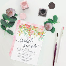 Spring Summer Floral   Bridal Shower