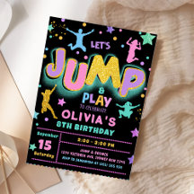 Jump Play Trampoline Birthday Party