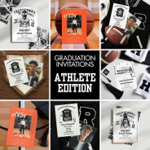 Graduation Party Invitations   Athlete Edition