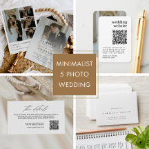  Minimalist 5 Photo Wedding Collection 