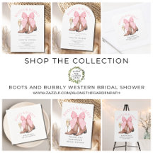 Boots & Bubbly Pink Western Bridal Shower