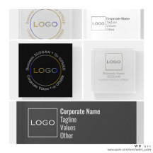 Corporate, Small Business Logo Brand Paperweights