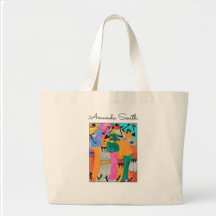 AWESOME AFRICAN ART TOTE BAGS
