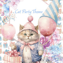 Cute Cat Party Theme