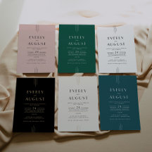 EVERLY Art Deco Wedding   Additional Colors