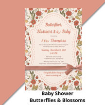 Baby Shower   Butterflies & Blossoms