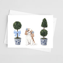 Chinoiserie Dog Topiary Stationery