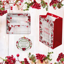 Rustic Red Berries Christmas