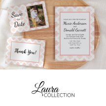Laura • Elegant Blush Damask Wedding Suite