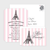 Paris Themed Wedding Bridal Shower