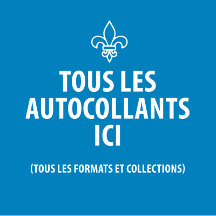 Québec - Tous les autocollants divers formats