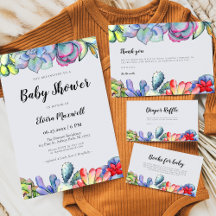 Cactus Baby Shower