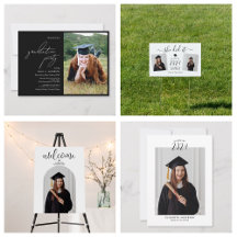 Modern Minimalist Graduation Party