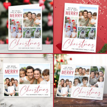 Very Merry Christmas Photo Holiday Cards