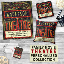 Family Movie Theatre Personalized Collection