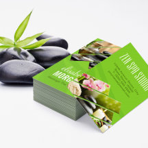 SPA Massage Salon Business Cards