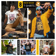 Music Theme Tops and T-Shirts for Music Lovers