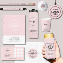 Simple Logo Small Business Products: Blush Pink