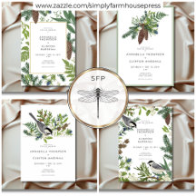 Rustic Winter Nature & Pine Wedding