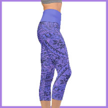 Leggings Capri Motif Tribal Ethnic