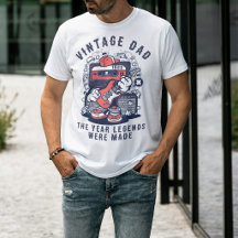 Vintage Dad Legends   Retro Music & Birthday Gifts