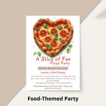 Food-Themed Party Invitations