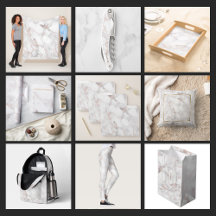 Luxury Rose-Gold Faux Marble