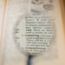 Affiche Définitions